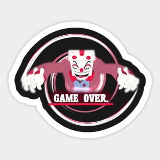 Mr.Dice GAME OVER Sticker